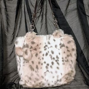 Faux Fur Tote Bag (Large)